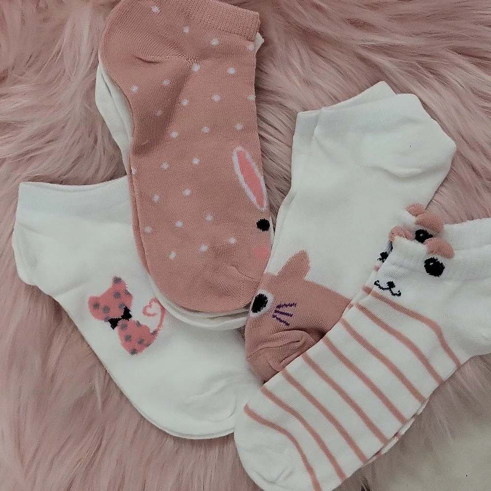 Brand New Cartoon CAT SOCK SET-5CT. - Picture 3 of 3